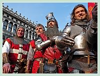 Carnaval de Venise : les soldats de San Marco et leurs armures qui n'étaient pas en plastique ! 