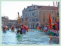 Carnaval de Venise 2009 - Le Carnaval en bateau des Vénitiens