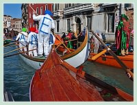 Carnaval de Venise 2009 - Le Carnaval en bateau des Vénitiens