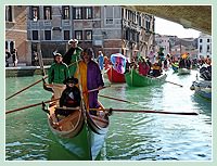 Carnaval de Venise 2009 - Le Carnaval en bateau des Vénitiens
