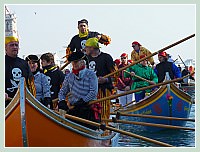 Carnaval de Venise 2010 - Le Carnaval en bateau des Vénitiens et le vol de la Pantegana