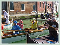 Carnaval de Venise 2010 - Le Carnaval en bateau des Vénitiens et le vol de la Pantegana
