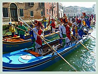Carnaval de Venise 2010 - Le Carnaval en bateau des Vénitiens et le vol de la Pantegana