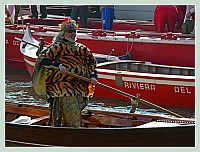 Carnaval de Venise 2010 - Le Carnaval en bateau des Vénitiens et le vol de la Pantegana