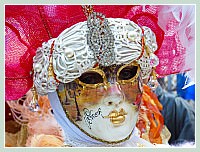 Masques et Costumes du Carnaval de Venise 2010 : de toutes les couleurs !