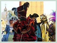 Masques et Costumes du Carnaval de Venise 2010 : de toutes les couleurs !