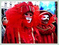 Masques et Costumes du Carnaval de Venise 2010 : de toutes les couleurs !