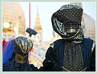 Masques et Costumes du Carnaval de Venise 2010 : de toutes les couleurs !
