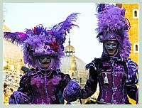 Masques et Costumes du Carnaval de Venise 2010 : de toutes les couleurs !