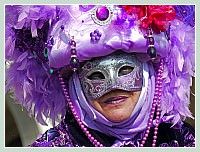Masques et Costumes du Carnaval de Venise 2010 : de toutes les couleurs !