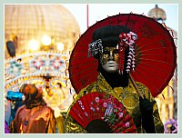 Masques et Costumes du Carnaval de Venise 2010 : de toutes les couleurs !