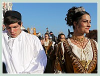 Carnaval de Venise 2010 : Défilé de la fête des Maries à Saint Marc