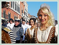 Carnaval de Venise 2010 : Défilé de la fête des Maries à Saint Marc