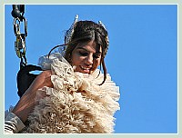 Carnaval Venise 2010 : Le Vol de l'Ange du haut du Campanile de Saint Marc