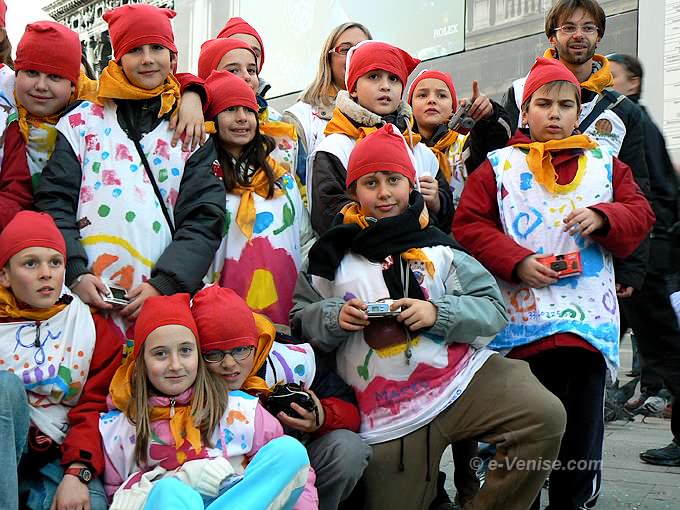 Carnaval de Venise 2008 les enfants