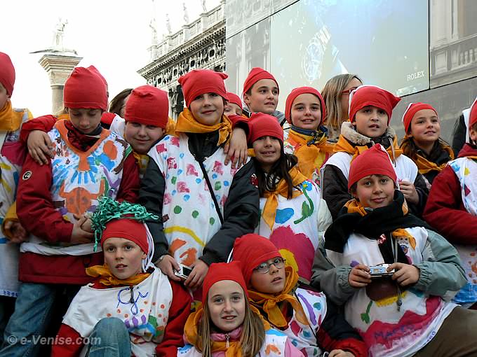 Carnaval de Venise 2008 les enfants