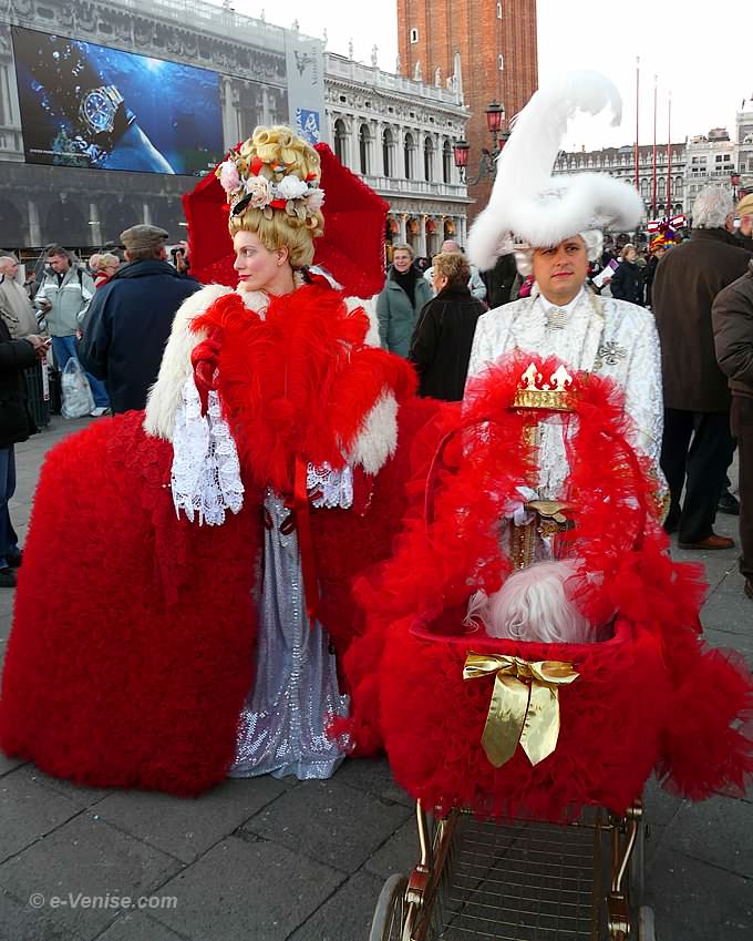 carnaval de venise equipage chien piazzetta san marco