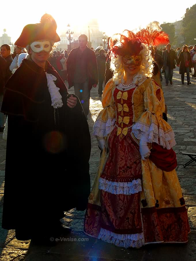 carnaval de Venise 2008 Riva degli Schiavoni à saint marc