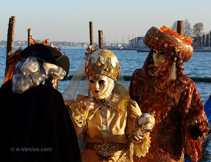 carnaval de venise 2008 riva degli schiavoni à Saint Marc