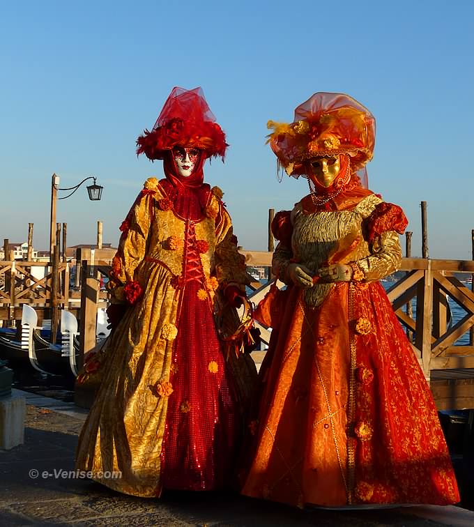 carnaval de Venise 2008 Riva degli Schiavoni à saint marc