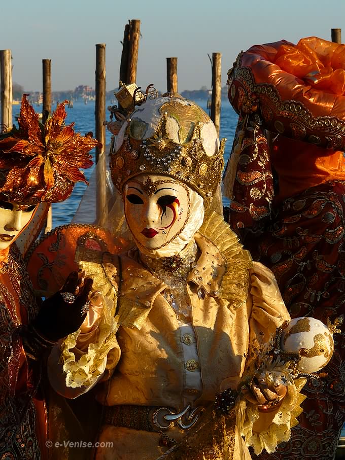 carnaval de Venise 2008 Riva degli Schiavoni à saint marc
