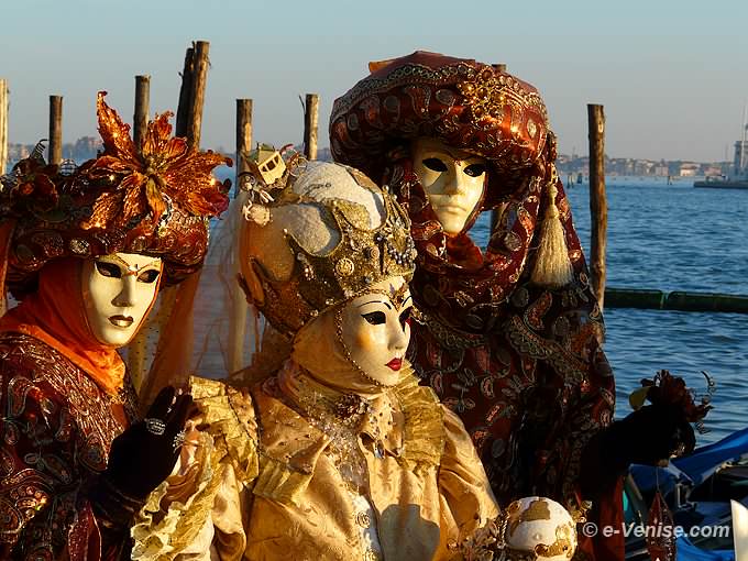 carnaval de Venise 2008 Riva degli Schiavoni à saint marc