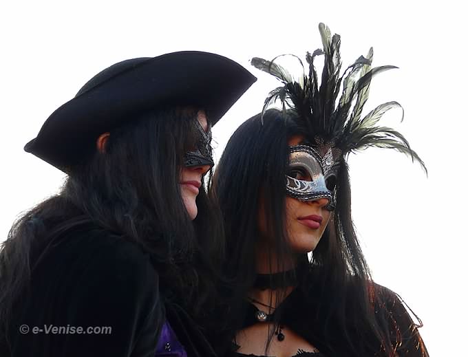carnaval de venise 2008 riva degli schiavoni à Saint Marc