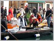 Carnaval de Venise 2008 - Le Carnaval en bateau, le vrai Carnaval des vénitiens