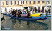 Carnaval de Venise 2008 - Le Carnaval en bateau, le vrai Carnaval des vénitiens