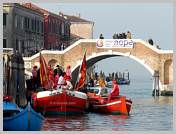 Carnaval de Venise 2008 - Le Carnaval en bateau, le vrai Carnaval des vénitiens