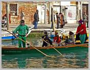 Carnaval de Venise 2008 - Le Carnaval en bateau, le vrai Carnaval des vénitiens