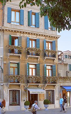 L'hôtel Villa Igea à Venise, calme et fleuri