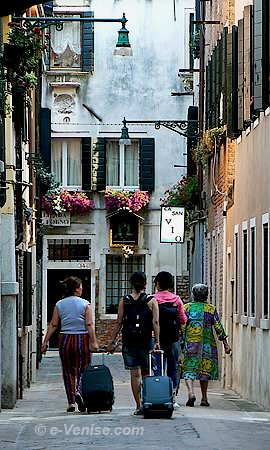 L'hôtel Locanda Ca' San Vio dans la charmante petite calle delle Mende dorsoduro venise