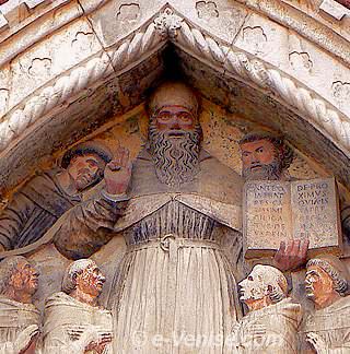 Saint Augustin au milieu de ses disciples
