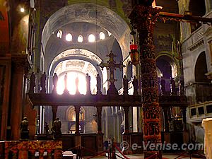 Vue intérieure de la Basilique Saint-Marc