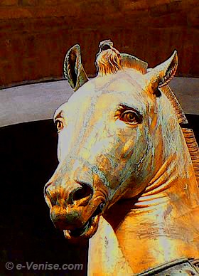 Cheval (original) du Quadrige de Saint Marc