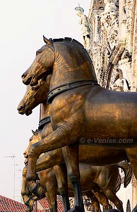 Les Chevaux du Quadrige de Saint Marc à Venise