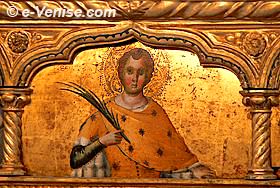 San Zaccaria - Vivarini, Polyptique de La Vierge