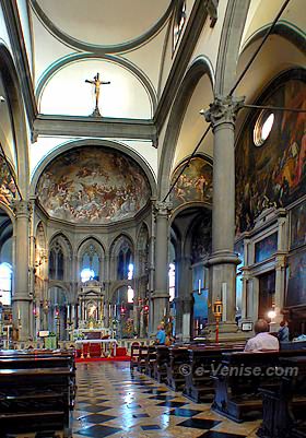 Intérieur de l'église de San Zaccaria à Venise