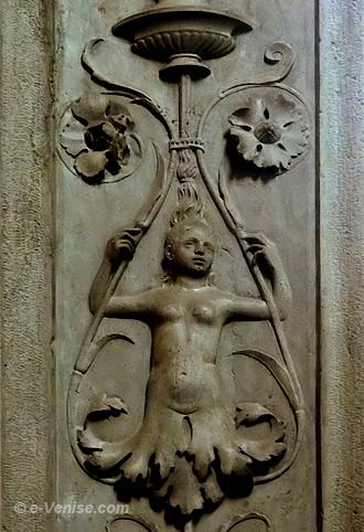 Néréide de l'église Santa Maria dei Miracoli à Venise