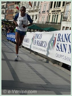 Teferi Wodajo Kure arrivé 4e du 23e Marathon de Venise 2008, le VeniceMarathon