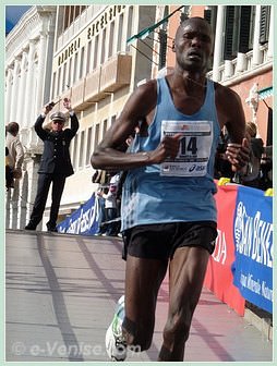Biwott Nickodemus arrivé 7e du 23e Marathon de Venise 2008, le VeniceMarathon