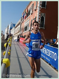 Simionato Federico arrivé 8e du 23e Marathon de Venise 2008, le VeniceMarathon