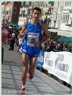 Simionato Federico arrivé 8e du 23e Marathon de Venise 2008, le VeniceMarathon