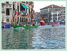 La régate des Caorline à la Regata Storica, la régate historique de Venise 2008