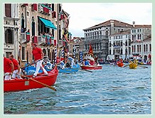 La régate des Caorline à la Regata Storica, la régate historique de Venise 2008