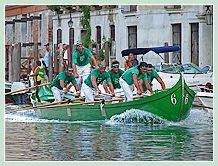 La Caorlina des vainqueurs de la Regata Storica 2008