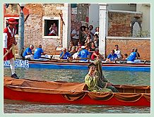 Le Cortège historique lors de la Regata Storica, la régate historique de Venise 2008