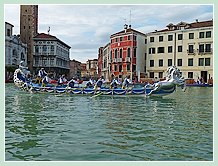 Le Cortège historique lors de la Regata Storica, la régate historique de Venise 2008