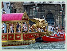 Le Cortège historique lors de la Regata Storica, la régate historique de Venise 2008